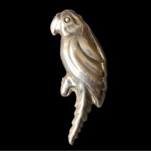 Vintage Sterling silver Parrot Brooch, Mexico 925